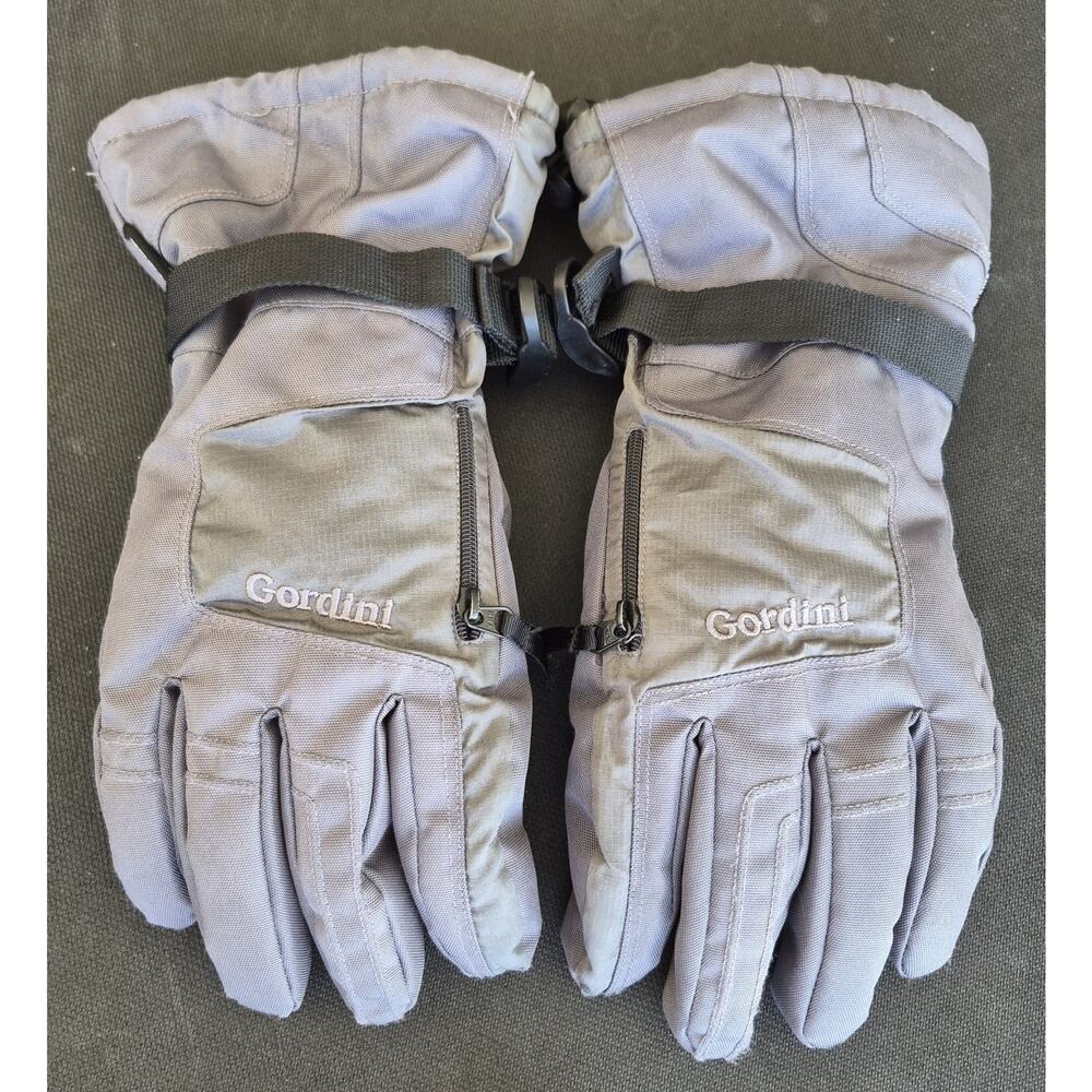 Gordini Snow Gloves Size M Gray Ski Snowboarding Glove
